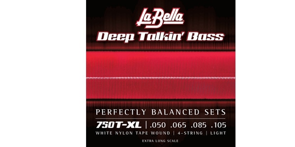La Bella / 750T-XL White Nylon Tape Wound Light 50-105 Extra Long Scale