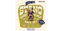 La Bella / 760FGS-MUS Stang Short Scale Thru Body - Gold Flats