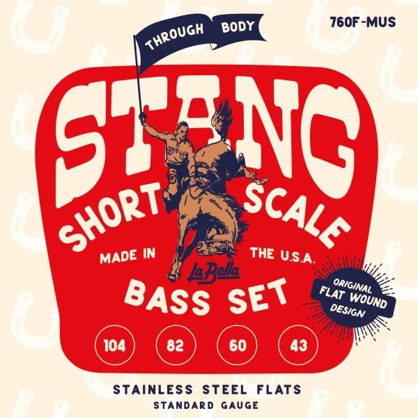 760F-MUS Stainless Steel Flat Wound 30″ Scale