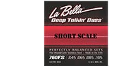 La Bella / 760FS-S Deep Talkin’ Bass Flats Standard 45-105 Short Scale
