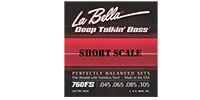 LA BELLA 760FS-S Deep Talkin’ Bass Flats Standard 45-105 Short Scale