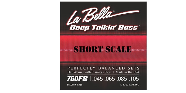 La Bella / 760FS-S Deep Talkin’ Bass Flats Standard 45-105 Short Scale