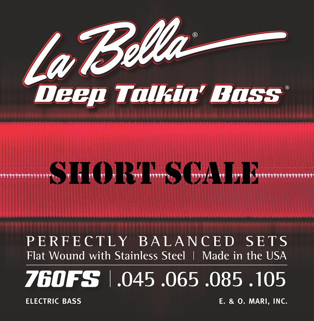 LA BELLA/760FS-S Deep Talkin’ Bass Flats Standard 45-105 Short Scale