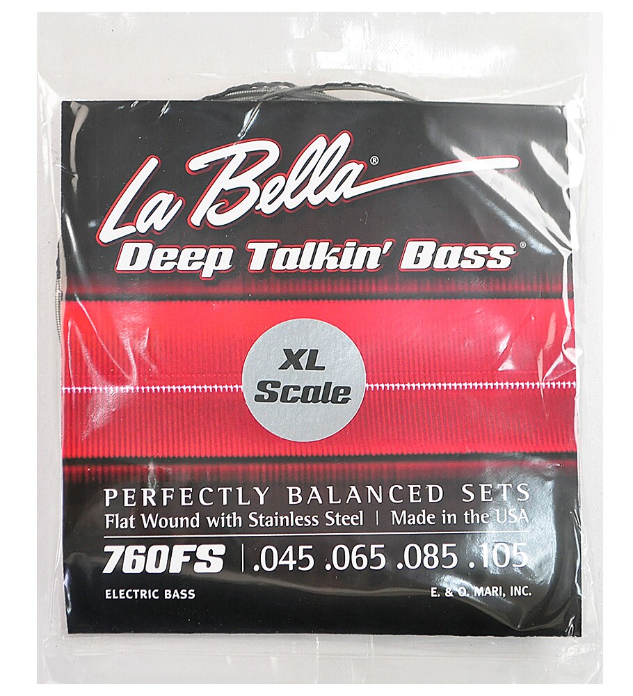 LA BELLA/760FS XL - 38″Deep Talkin’ Bass Flats Standard 45-105