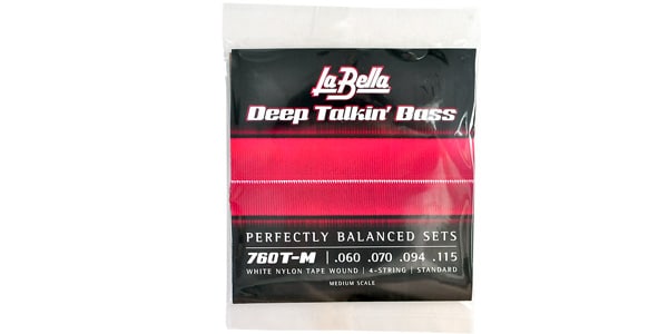 La Bella / 760T-M White Nylon Tape Standard Medium Scale