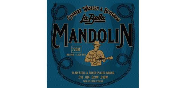 La Bella / 770M Mandolin, Silver-Plated - Medium