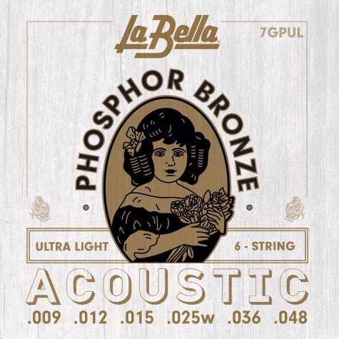 LA BELLA/7GPUL Phosphor Bronze - Ultra Light