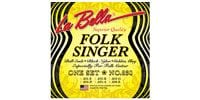 LA BELLA 830 Folksinger Black Nylon