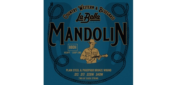 La Bella / 880H Mandolin, Phosphor Bronze - Heavy