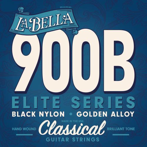 900-B Elite Black Nylon Polished Golden Alloy