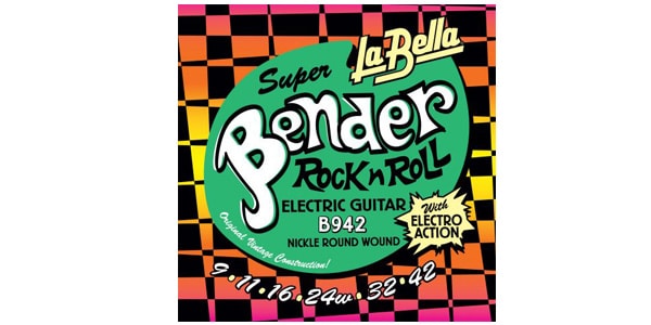 La Bella / B942 Super Bender Electric Guitar Strings 9-42