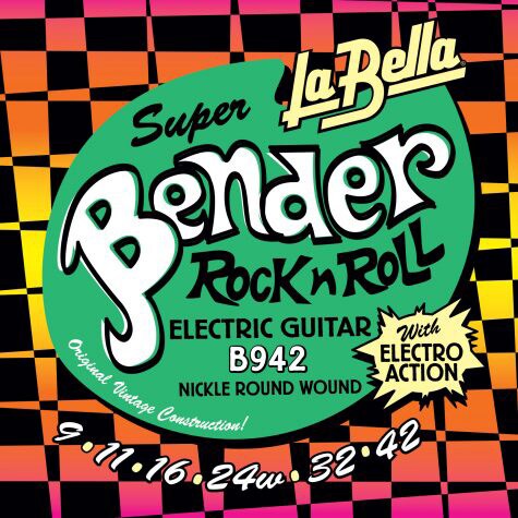 LA BELLA/B942 Super Bender Electric Guitar Strings 9-42