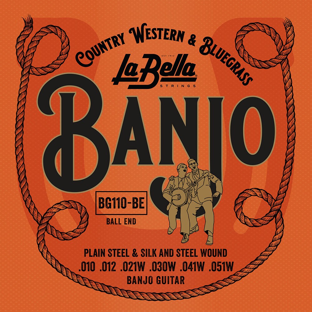 LA BELLA/BG110-BE Banjo Guitar, Ball-Ends