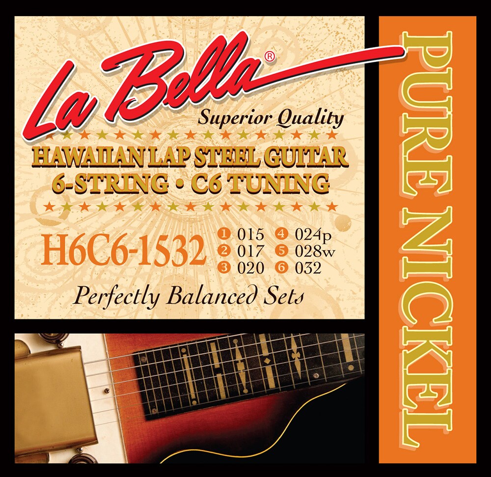 LA BELLA/H6C6-1532 Hawaiian Lap Steel C6 15-32