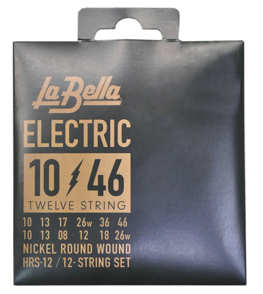 LA BELLA/HRS-12 Nickel Rounds - 12-String Set