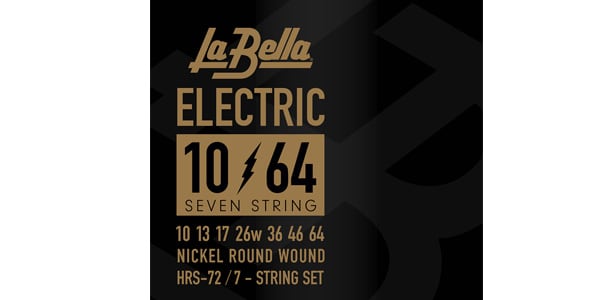 La Bella / HRS-72 7-String Electric Guitar Strings - 10-64