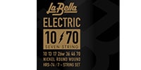 LA BELLA HRS-74 7-String Electric Guitar Strings - 10-70