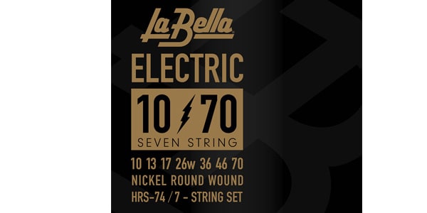 La Bella / HRS-74 7-String Electric Guitar Strings - 10-70