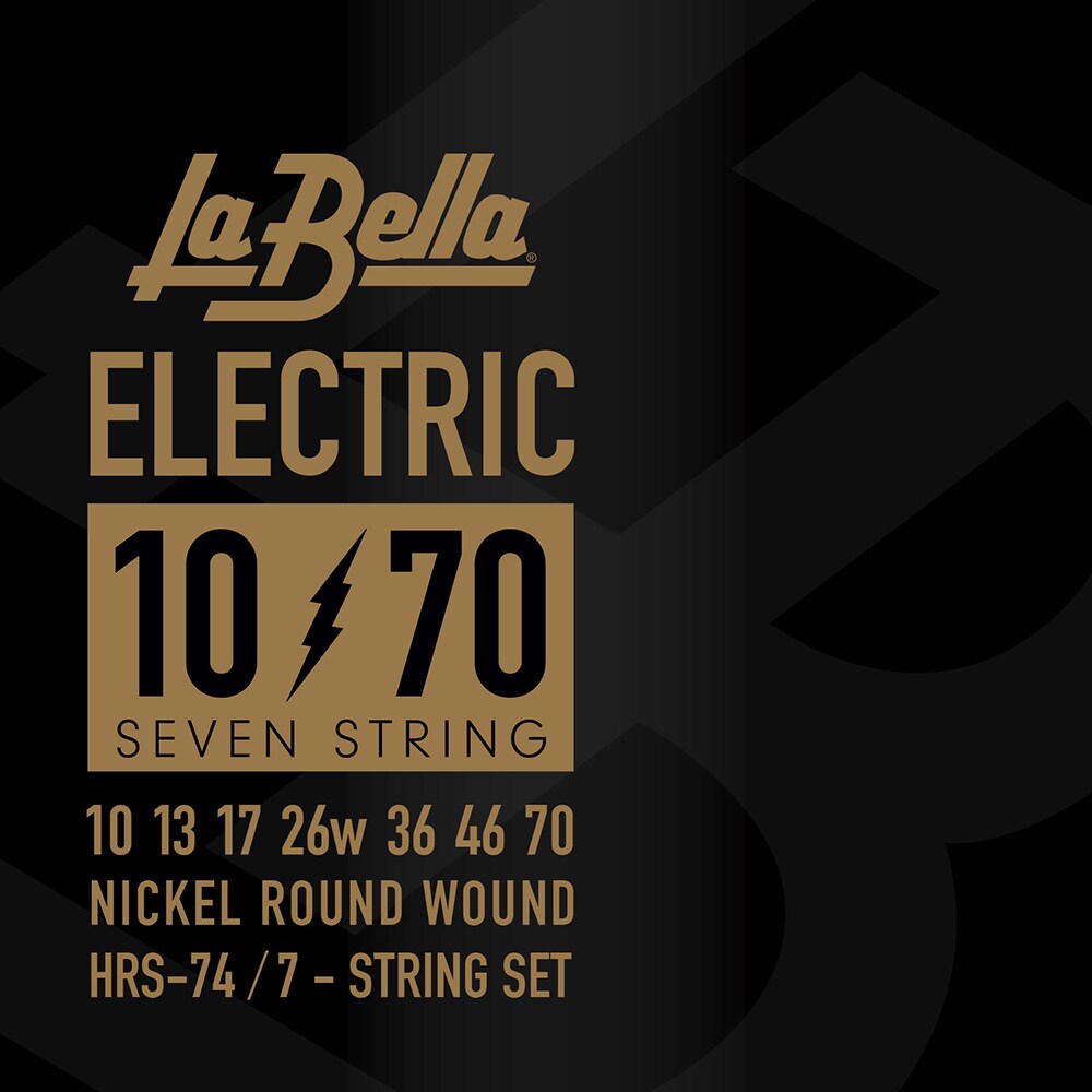 LA BELLA/HRS-74 7-String Electric Guitar Strings - 10-70