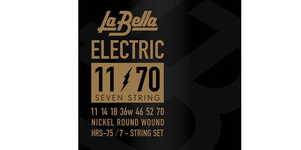 La Bella / HRS-75 7-String Electric Guitar Strings - 11-70