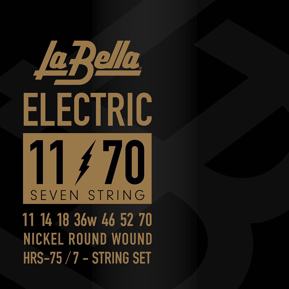 LA BELLA/HRS-75 7-String Electric Guitar Strings - 11-70