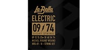 LA BELLA HRS-81 8-String Electric Guitar Strings - 09-74