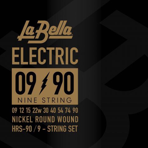 LA BELLA/HRS-90 9-String Electric Guitar Strings - 09-90