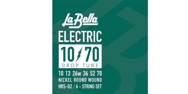 La Bella / HRS-D2 Drop Tune Electric Guitar Strings - 10-70