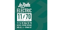 LA BELLA HRS-D3 Drop Tune Electric Guitar Strings - 11-70