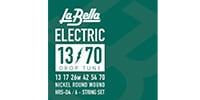 LA BELLA HRS-D4 Drop Tune Electric Guitar Strings - 13-70