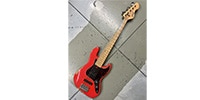 LA BELLA Olinto 5-String J Bass Fiesta Red Relic