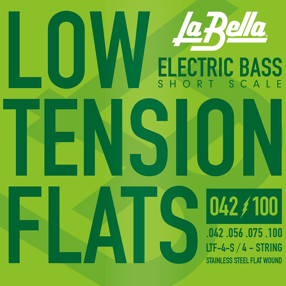 LA BELLA/LTF-4A-S Low Tension Flexible Flats 42-100 Short Scale