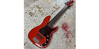 LA BELLA Olinto 5-String PJ Bass Dakota Red