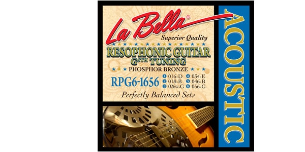 La Bella / RPG6-1656 Resophonic - G6th 16-56