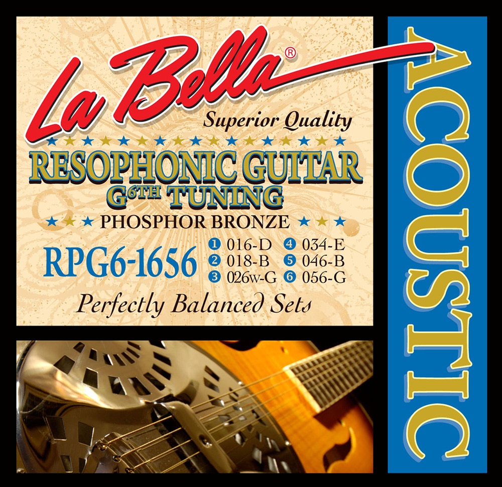 LA BELLA/RPG6-1656 Resophonic - G6th 16-56