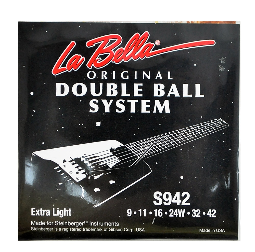 LA BELLA/S942 Double Ball Electric Guitar - Extra Light 09-42