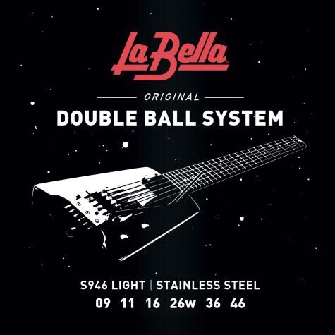 LA BELLA/S946 Double Ball Electric Guitar - Light 09-046