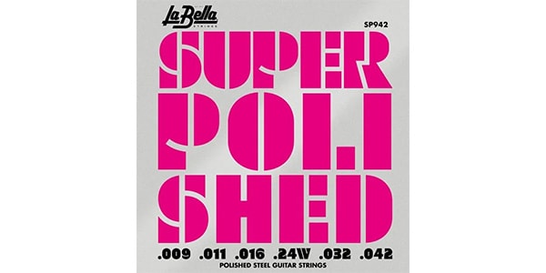 La Bella ( ラベラ )  / Super Polished Electric Guitar Strings 9-42