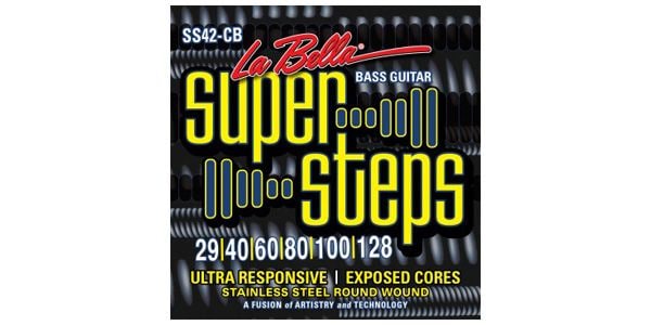 LA BELLA/SS42-CB Super Steps 6-String Custom Light 29-128