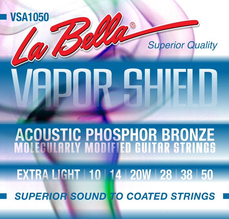 LA BELLA/VSA1050 Vapor Shield Acoustic - Extra Light 10-50