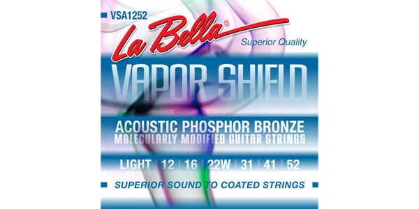 La Bella / VSA1256 Vapor Shield Acoustic - Light 12-52