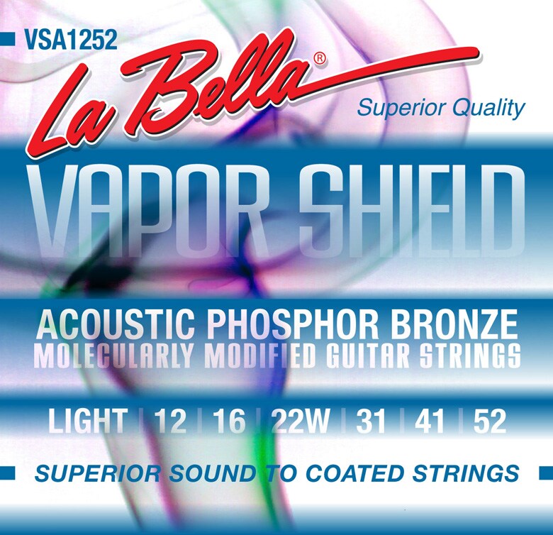 LA BELLA/VSA1256 Vapor Shield Acoustic - Light 12-52