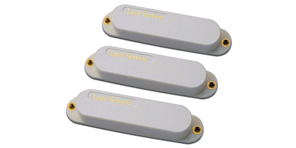 Fender/ Lace Sensor Gold/White Cover