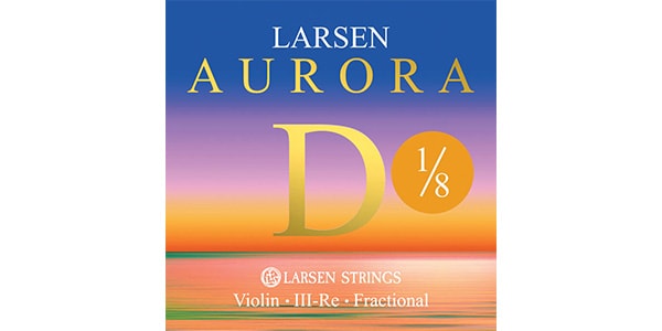 Larsen Strings / Aurora Violin Strings D string 1/8 Medium