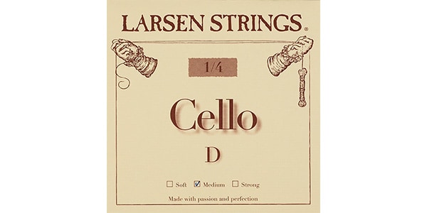 Larsen Strings / Fractional cello strings, 1/4 size, D string, medium