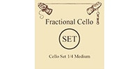 Larsen Strings / 	Fractional Cello Strings 1/4 Size SET Medium