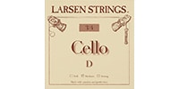 Larsen Strings / 	Fractional cello strings, 3/4 size, D string, medium