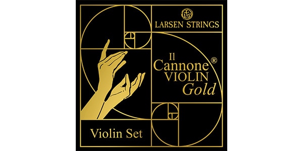 Larsen Strings / Il Cannone Gold Violin String Set 4/4 Ball Medium