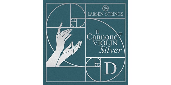 Larsen Strings / Il Cannone Silver Violin String D 4/4 Ball Medium
