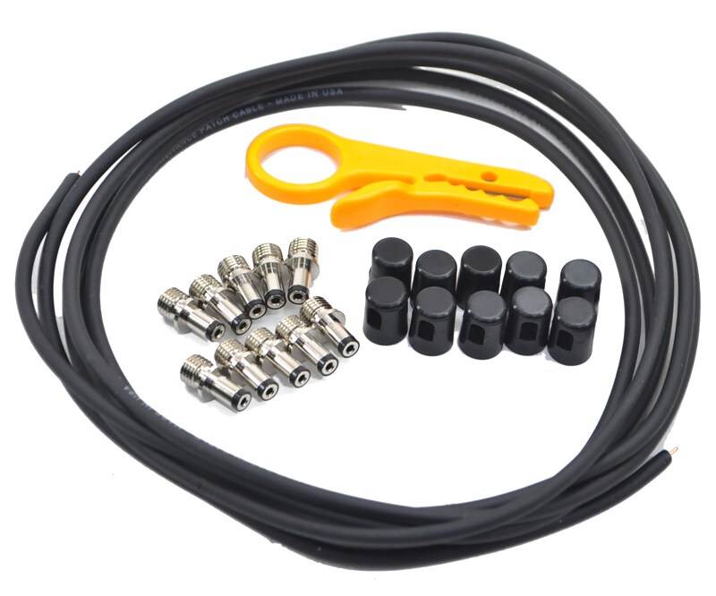 LAVA CABLE/Tightrope DC Plug Solder-Free Kit